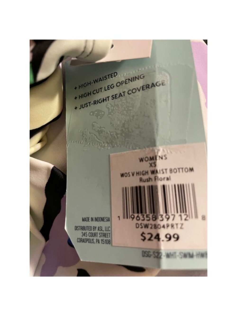 DSG V High Waist Swim Bottom X-SMALL - Picture 7 of 7